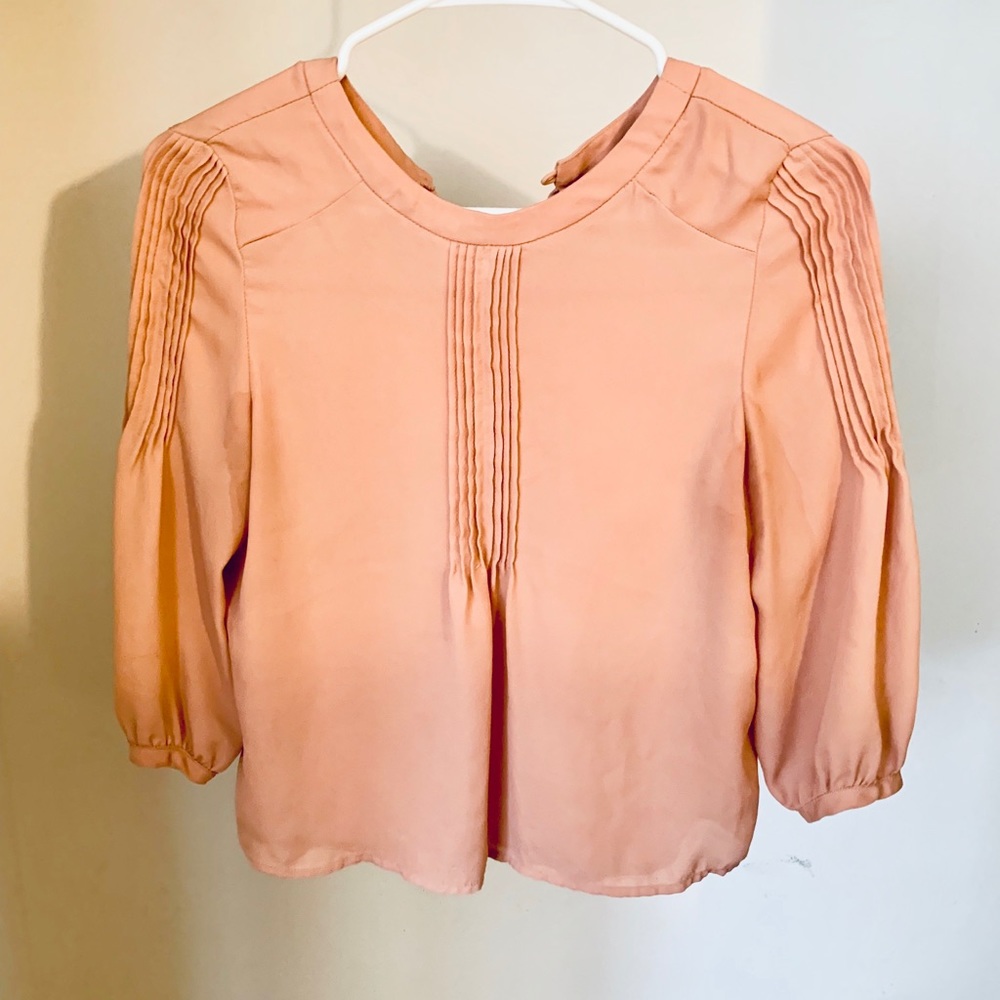 Salmon/light pink blouse